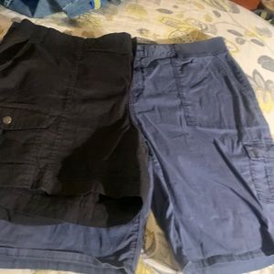 COPY - BN 2 pair SONOMA 18W women’s Shorts black blue